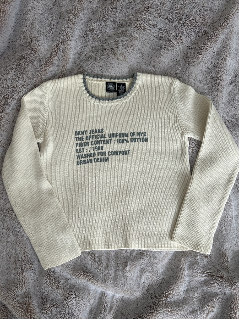 DKNY cotton sweater